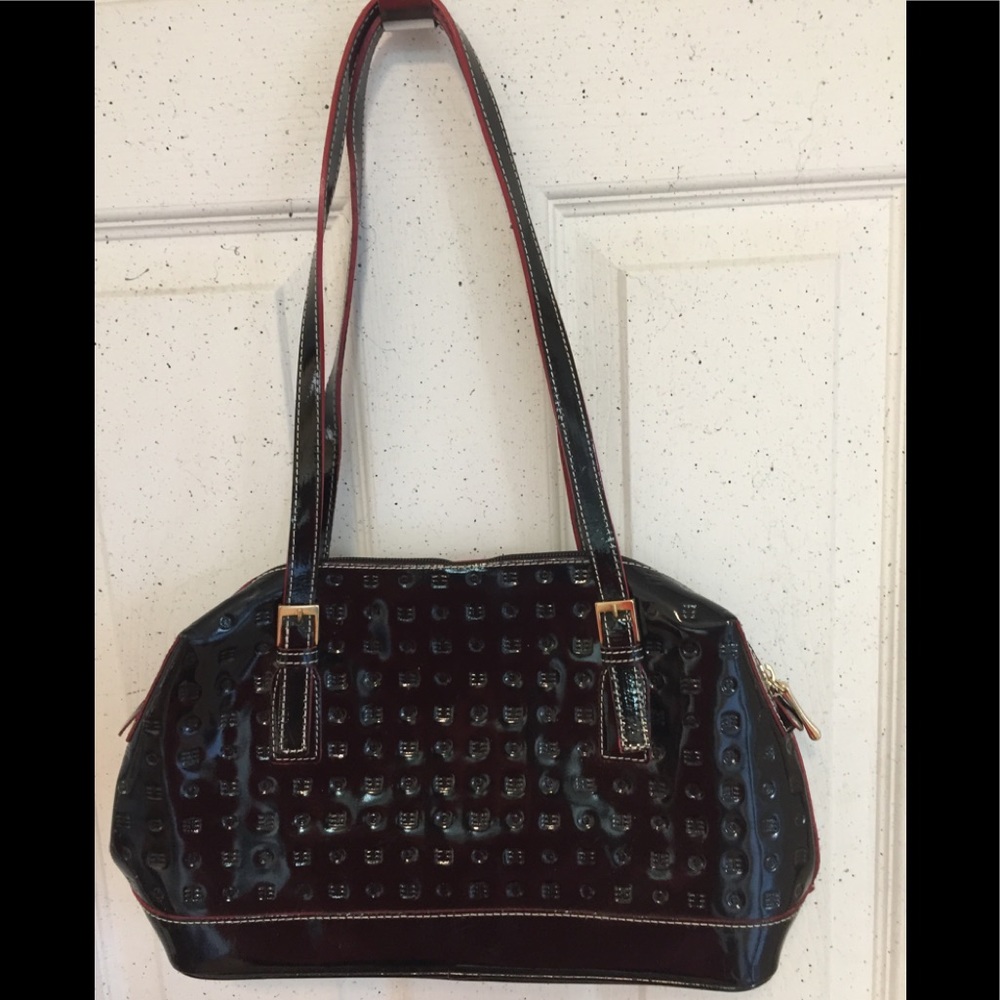 Arcadia Patent Leather Shoulder Bag